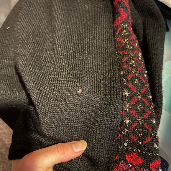 Vintage Susan Bristol Christmas Cardigan, Size XL - Picture 6 of 6